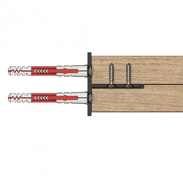 Wandverankerung Handlauf - System X25